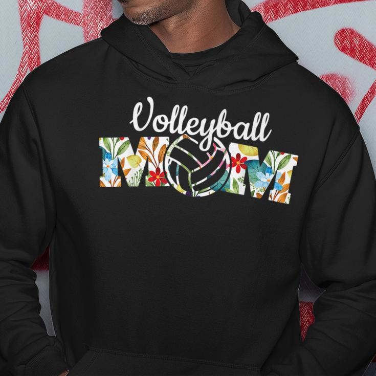 Cute Mom Life Volleyball Game Day Cheer Mom Hoodie Unique Gifts