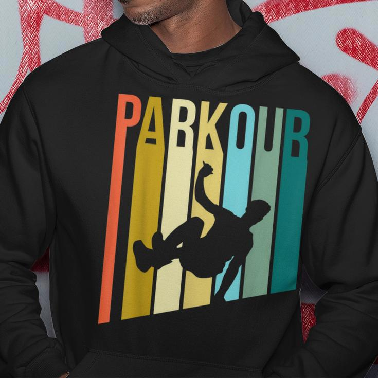 Cute Traceur Parkour Retro Traceur Freerunning Silhouette Hoodie Unique Gifts