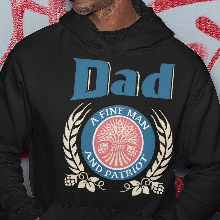 Dad A Fine Man And Patriot Hoodie Unique Gifts