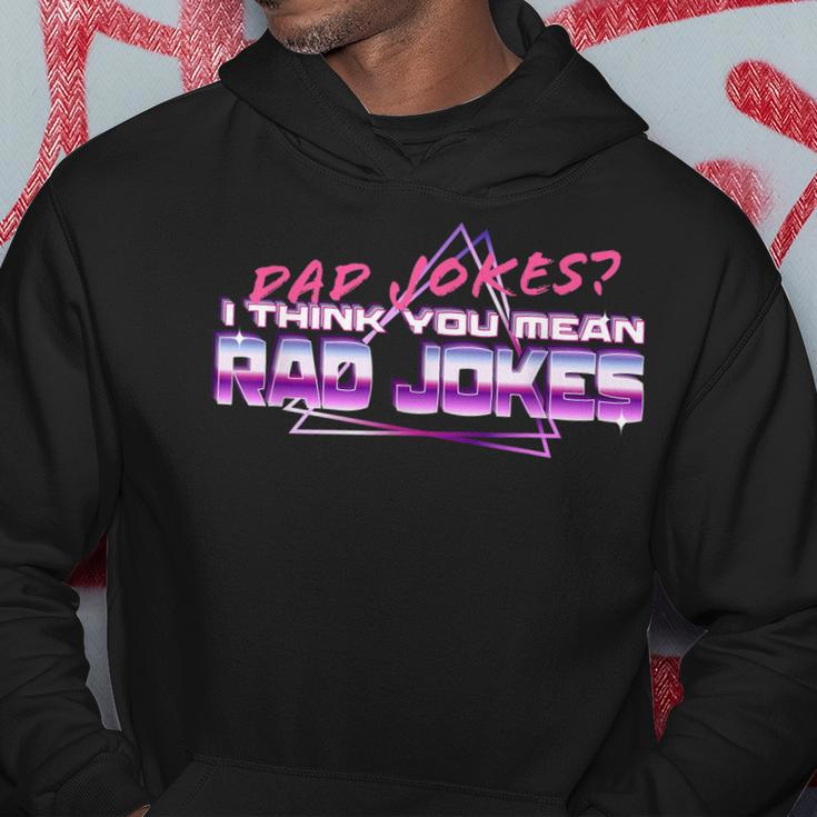 Dad Jokes I Think You Mean Rad Jokes Funny Best Dad Gifts Gift For Mens Hoodie Unique Gifts