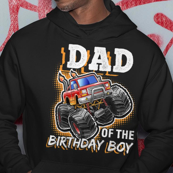 Dad Of The Birthday Boy Monster Truck Birthday Novelty Gift Gift For Mens Hoodie Unique Gifts