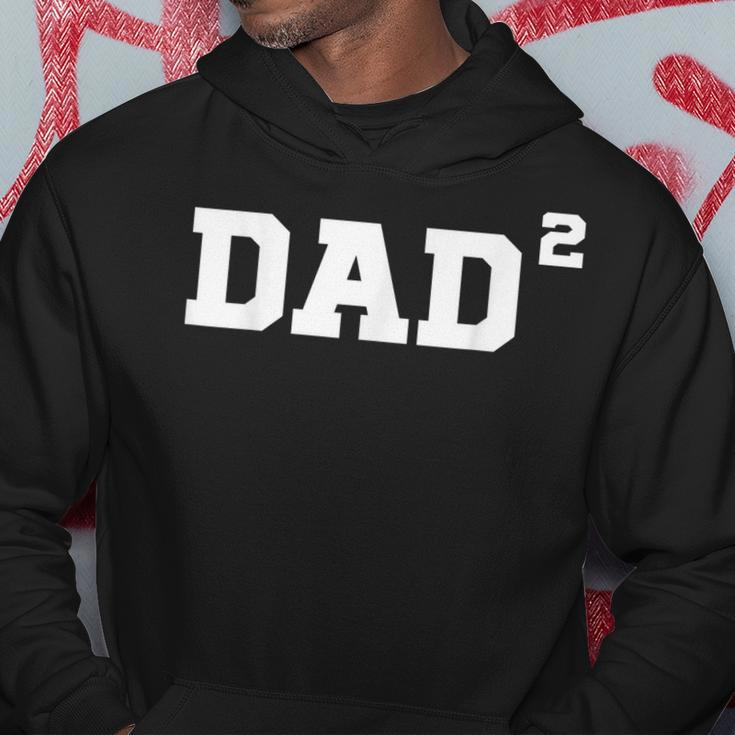 Dad2 Dad Of Twins Twin Papa Twin Boys Twin Girls Dad Father Hoodie Unique Gifts