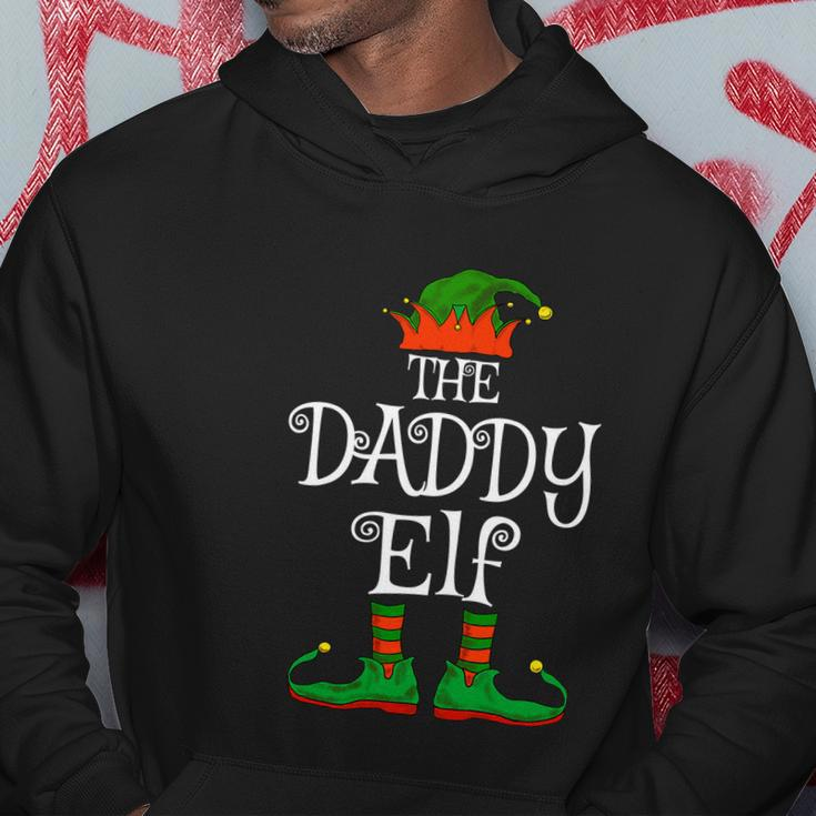 Daddy Elf Family Matching Funny Christmas Pajama Dad Men Hoodie Unique Gifts