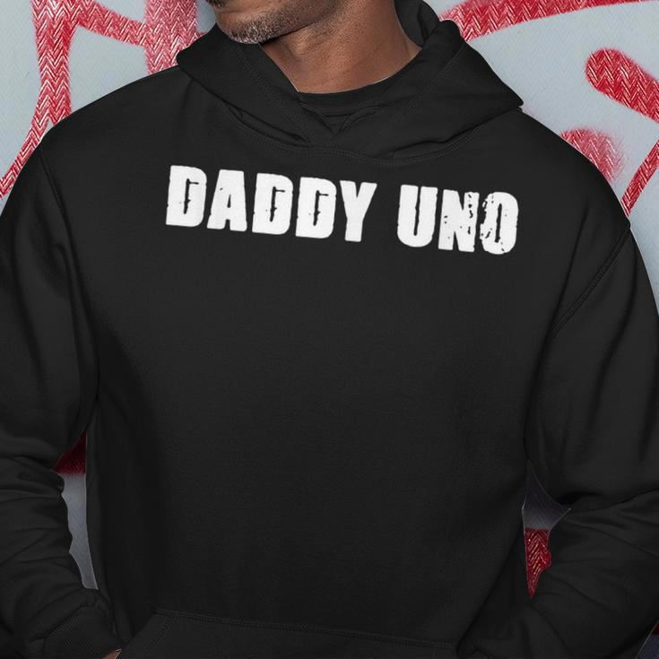 Daddy Uno Number One Best Dad Gift 1 Gift For Mens Hoodie Unique Gifts