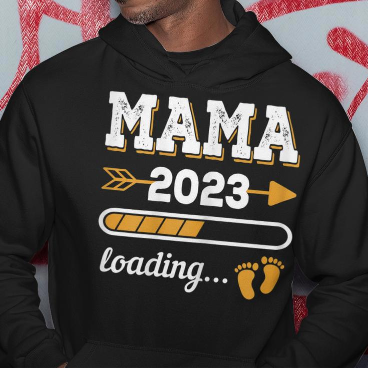 Damen Mama 2023 Loading Zukünftige Mutter 2023 Vintage Hoodie Lustige Geschenke