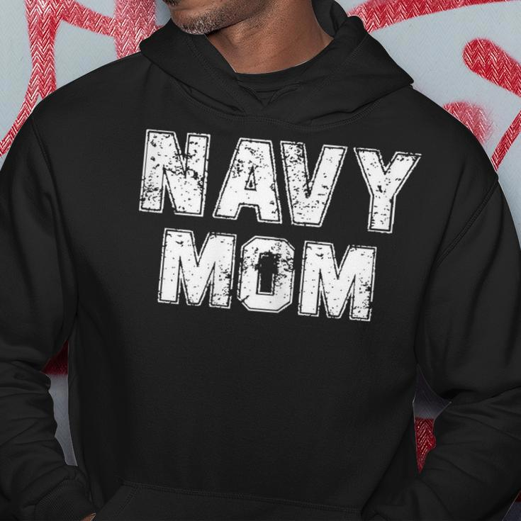 Damen US Navy Proud Mama Original Navy Vintage Mom Hoodie Lustige Geschenke