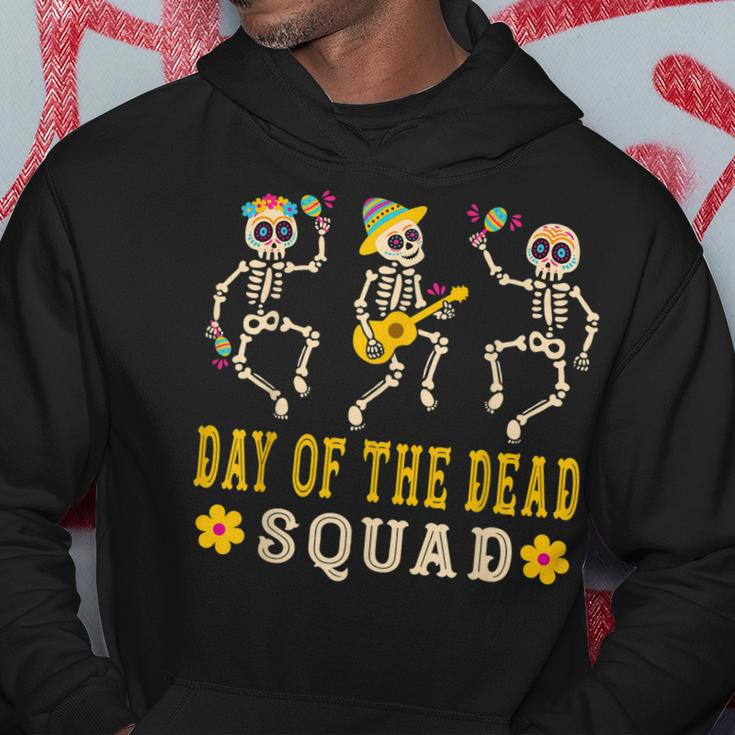 Day Of The Dead Squad Skeleton Dia De Los Muertos Matching Hoodie Unique Gifts