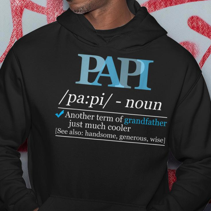 Definition Papi Funny Grandpa Dad Fathers Day Christmas Gift Hoodie Unique Gifts