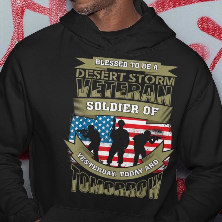 Desert Storm VeteranMen Hoodie Graphic Print Hooded Sweatshirt Funny Gifts