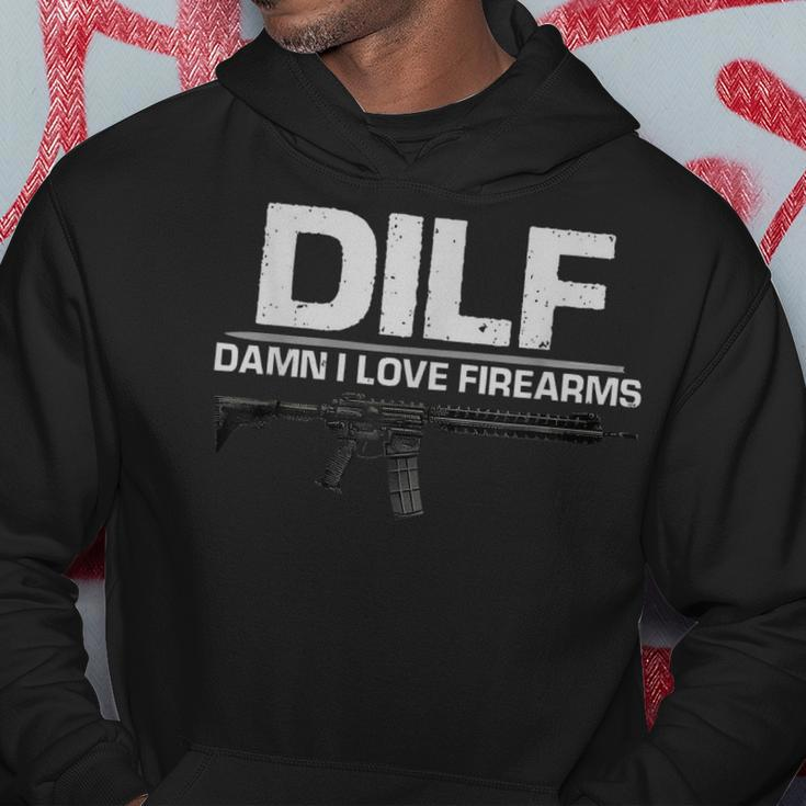 Dilf Damn I Love Firearms Hoodie Unique Gifts
