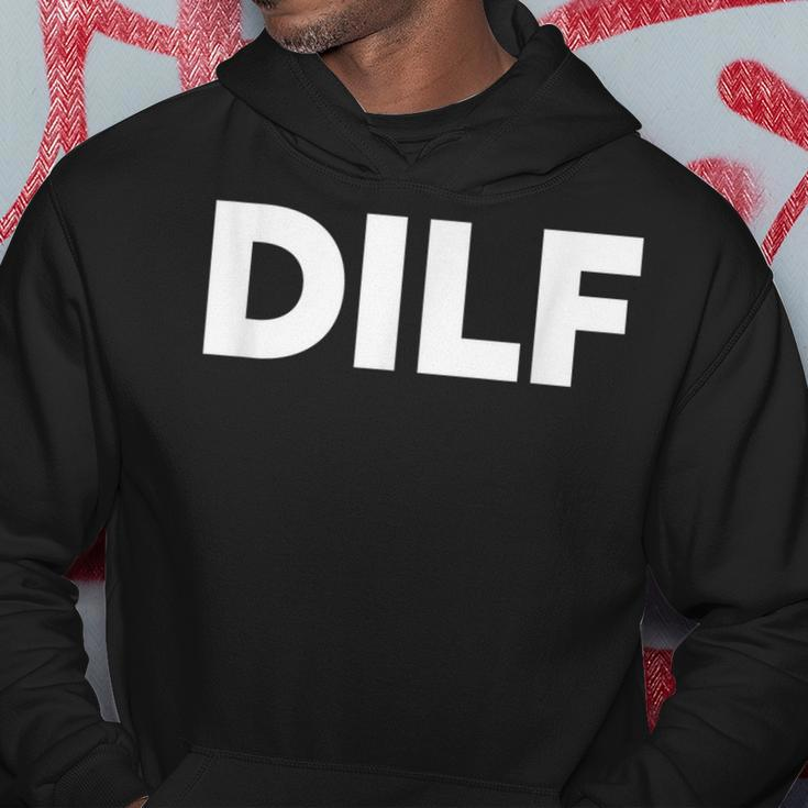 Dilf Hot Dad Funny Adult Humor Halloween Costume Gift For Mens Hoodie Unique Gifts