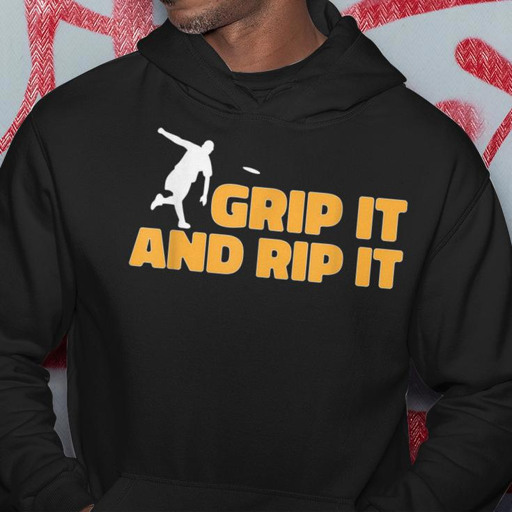 Disc Golf Player Grip It And Rip It Disc Golf Hoodie Unique Gifts
