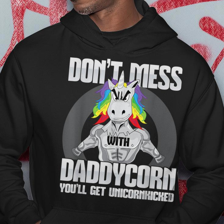 DonMess With Daddycorn I Funny Dad Father Fitness Gift For Mens Hoodie Unique Gifts