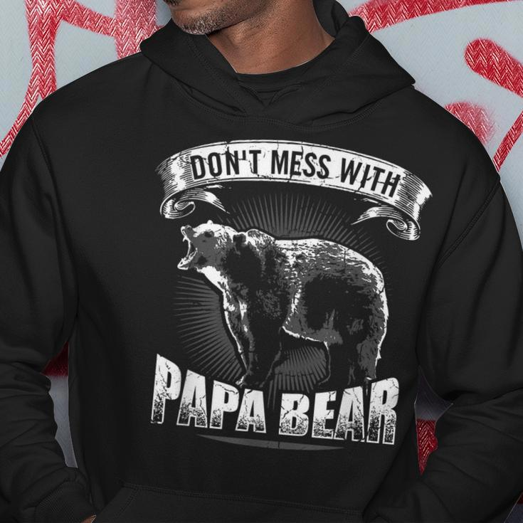 Dont Mess With Papa Bear Dad Camping Grizzly Camper Camp Hoodie Funny Gifts