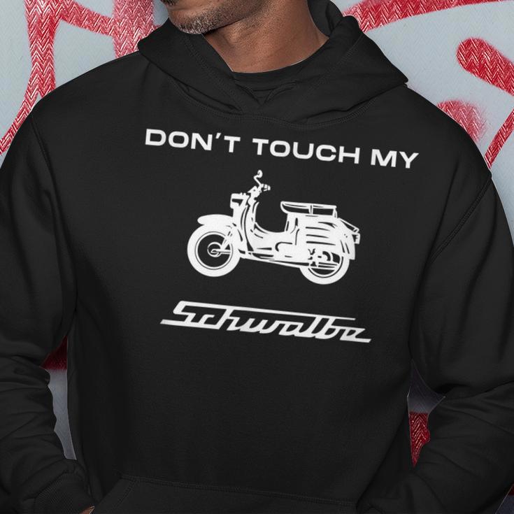 Dont Touch My Schwalbe Suhl Simme Zweitaktmotor 2 Takt Liebe Hoodie Lustige Geschenke