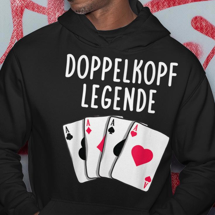 Doppelkopf Legende Spielkarten Hoodie Lustige Geschenke