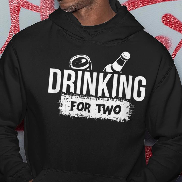 Drinking For Two Pregnancy AnnouncementFor Dads Hoodie Unique Gifts