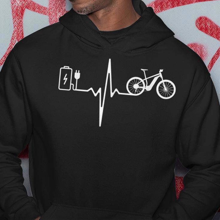 E Bike Herzschlag Elektrorad Mountainbike E-Bike Hoodie Lustige Geschenke