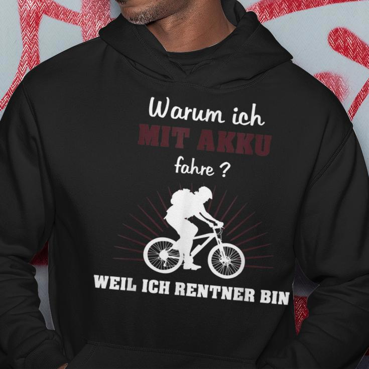 E Bike Rentner Pedelec Fahrrad Elektro Rad Ebike Hoodie Lustige Geschenke