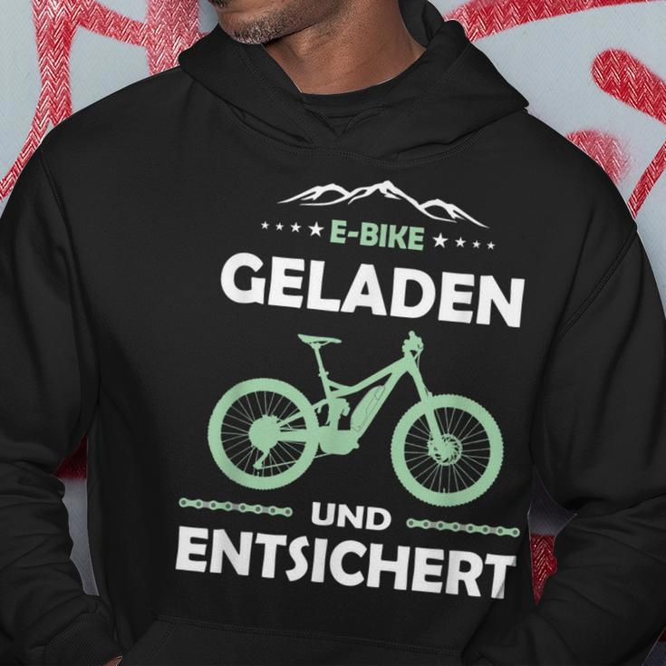 E-Mtb Geladen Und Entsichert E-Bike Hoodie Lustige Geschenke