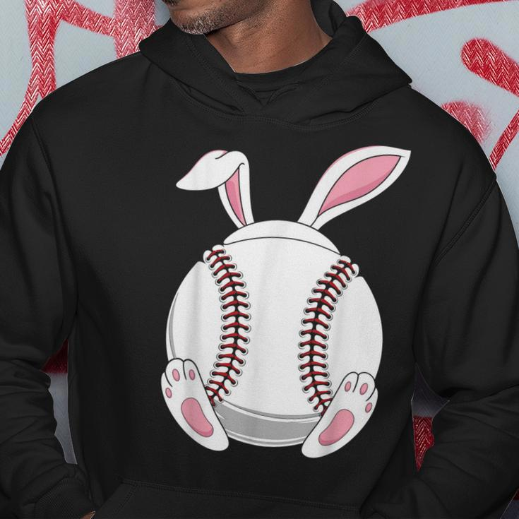 Easter Bunny Baseball - Funny Easter Baseball Rabbit Ears Hoodie Unique Gifts