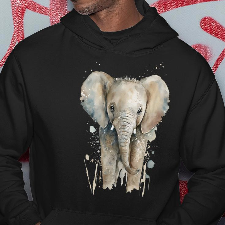 Elephant Watercolor Hoodie Unique Gifts