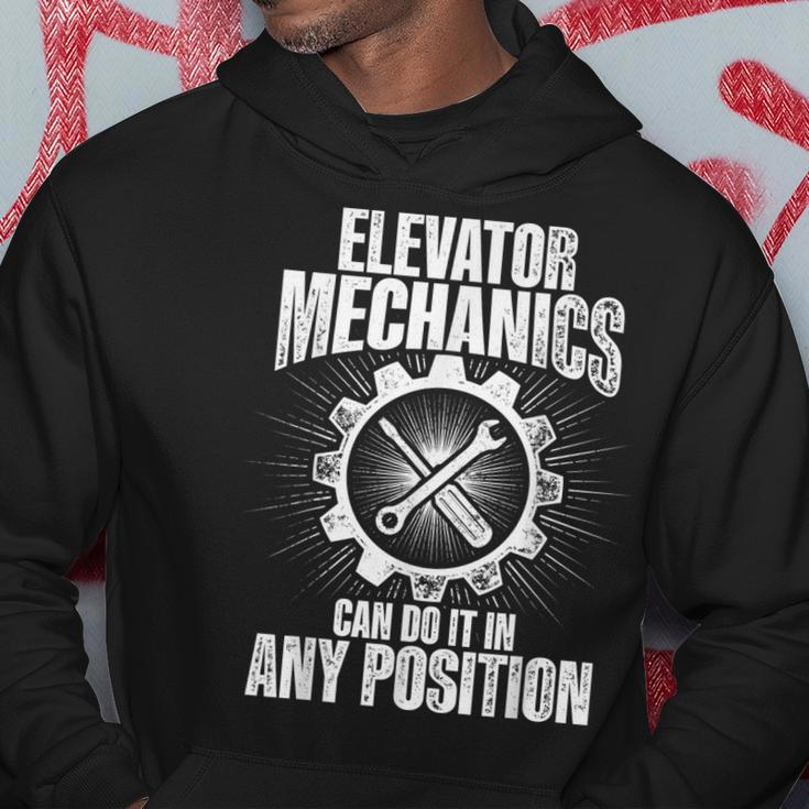Elevator Mechanic Maintenance Any Position Technician Hoodie Unique Gifts