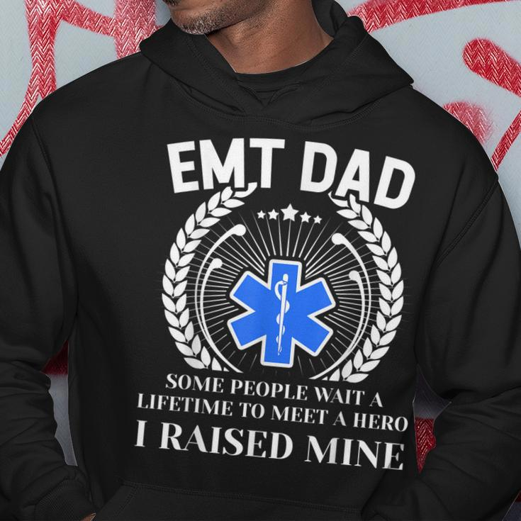 Emt Dad I Raised My HeroGifts From Emt Son Daughter Gift For Mens Hoodie Unique Gifts