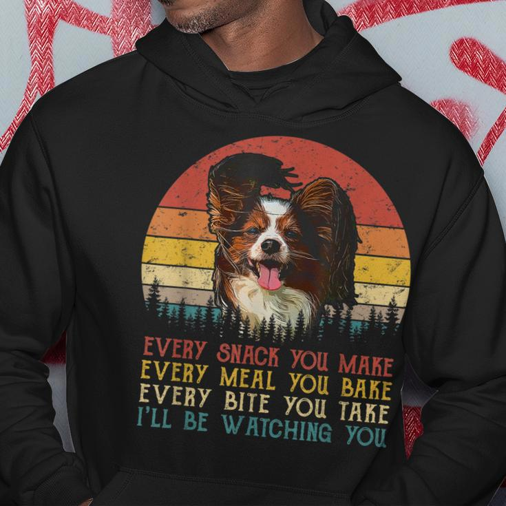 Every Snack You Make Dog Papillon Funny Animal Lover Hoodie Funny Gifts
