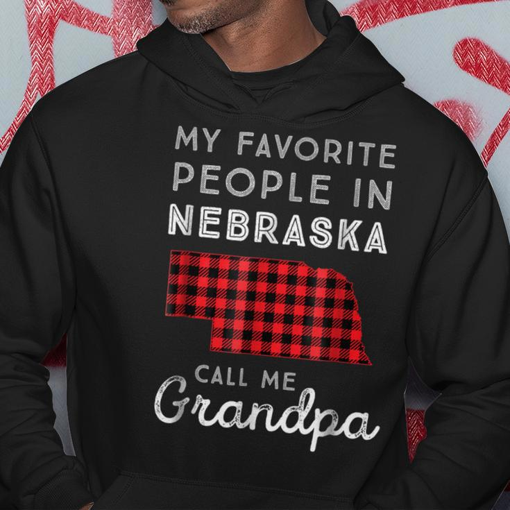 Family MatchingGrandpa Gift Buffalo Plaid Nebraska Hoodie Unique Gifts