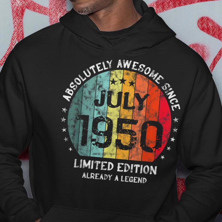 Fantastisch Seit Juli 1950 Männer Frauen Geburtstag Hoodie Lustige Geschenke