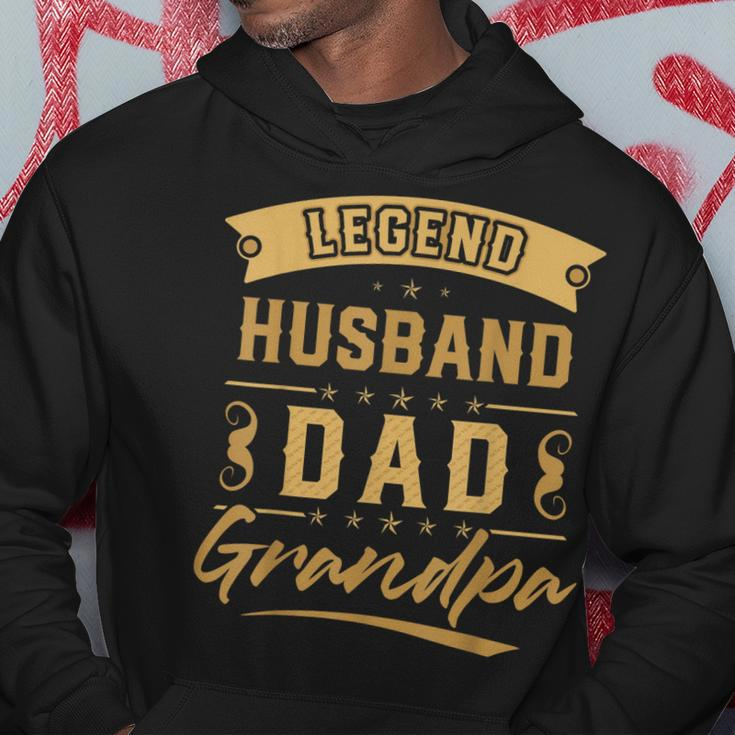 Fathers Day Dad The Legend Legend Husband Dad Grandpa Hoodie Funny Gifts