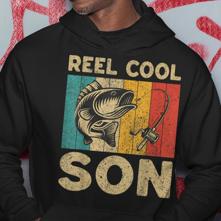 Fathers Day Present Funny Fishing Reel Cool Son Hoodie Unique Gifts