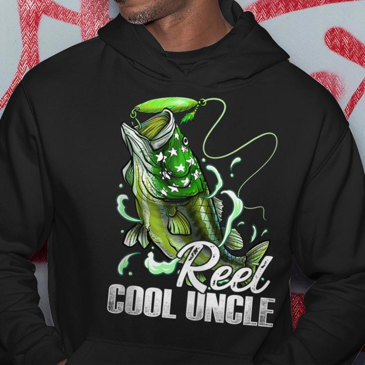 Fathers Day Reel Cool Uncle Fishing Dad Daddy Fathers  Hoodie Personalized Gifts