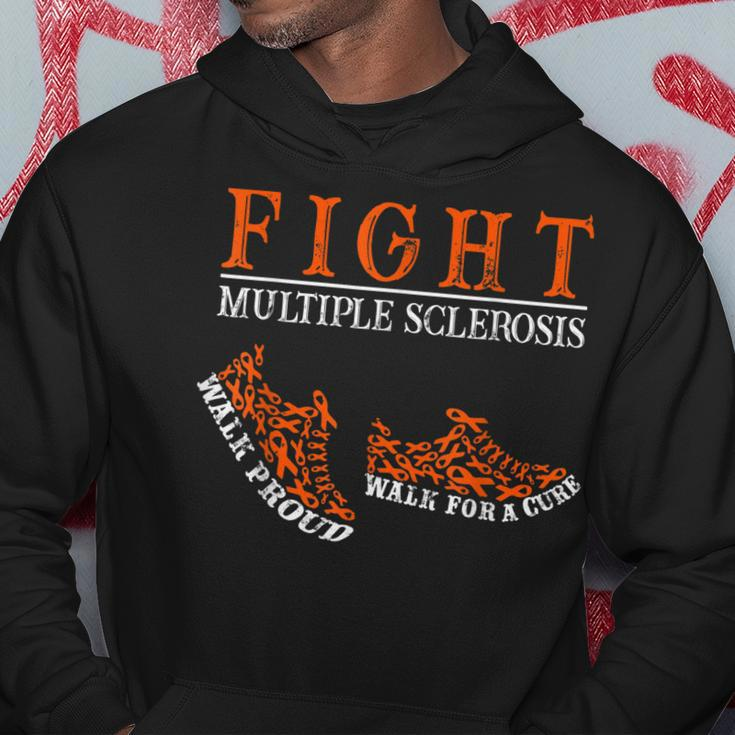 Fight Multiple Sclerosis Ms Awareness Ms Warrior Ribbon Hoodie Unique Gifts