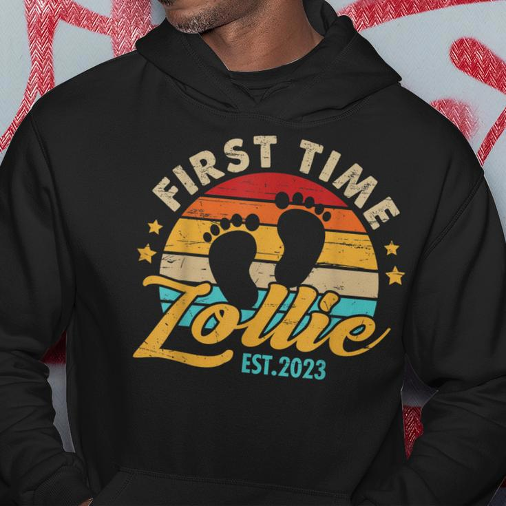 First Time Lollie Est 2023 Mothers Day Gift Pregnancy Hoodie Unique Gifts