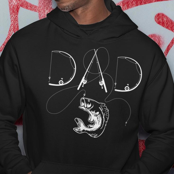 Fisherman Dad Fishing Enthusiast Fish Lover Daddy Father Gift For Mens Hoodie Unique Gifts