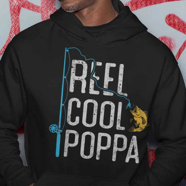 Fishing Reel Cool Poppa Father’S Day Gift Fisherman Poppa Hoodie Unique Gifts