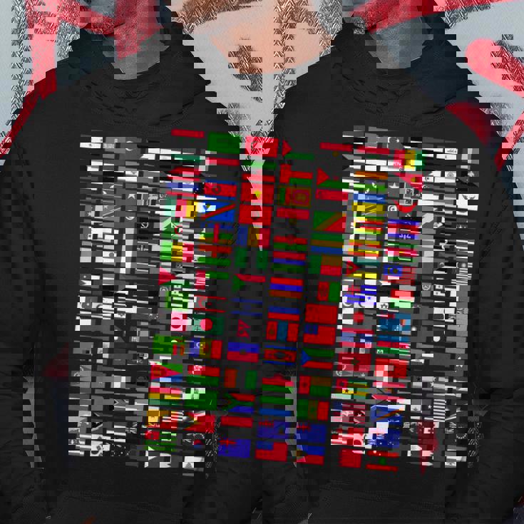 Flaggen Der Welt Spruch Geschenk Reisen Weltreise Geschenkid Hoodie Lustige Geschenke