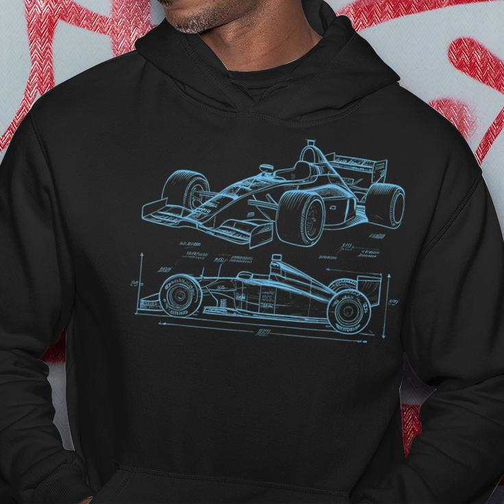 Formula Racing Car Silhouette Mechanic Car Guys Hoodie Unique Gifts