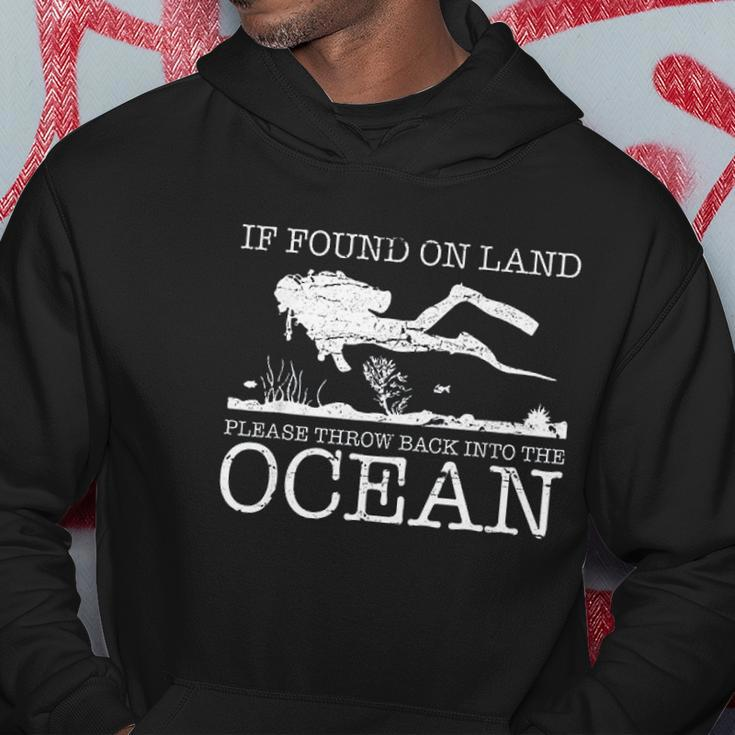 If Found On Land Scuba Diving Diver Men Hoodie Personalized Gifts