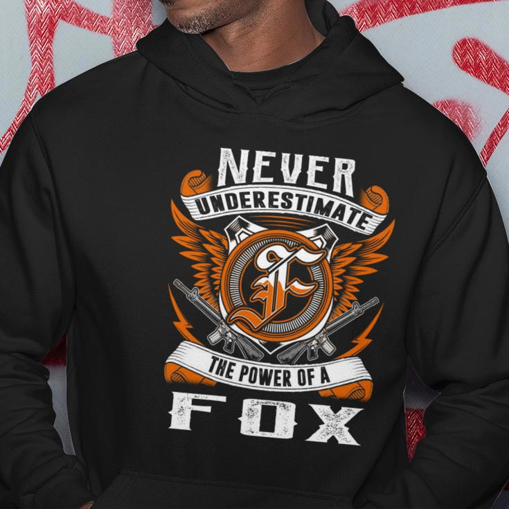 Fox - Never Underestimate Personalized Name Hoodie Funny Gifts