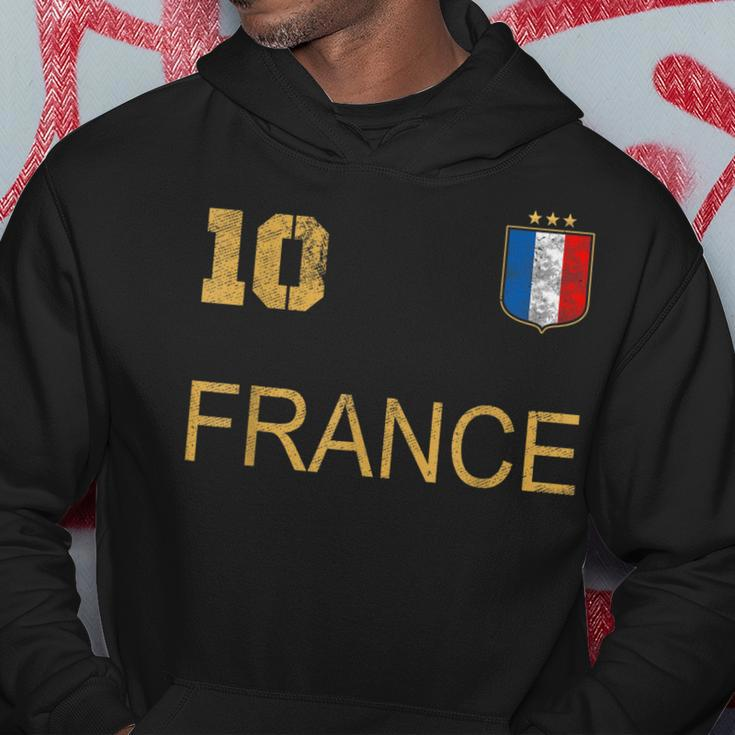 France Jersey Number Ten Soccer French Flag Futebol Fans V2 Hoodie Personalized Gifts