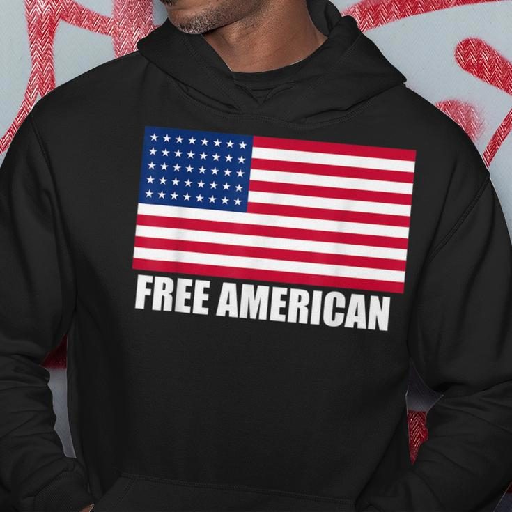 Free American Usa Flag Support America Military Veteran Hoodie Unique Gifts