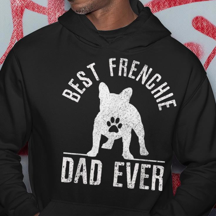 French Bulldog Best Frenchie Dad Ever Dog Paw Gift Gift For Mens Hoodie Unique Gifts