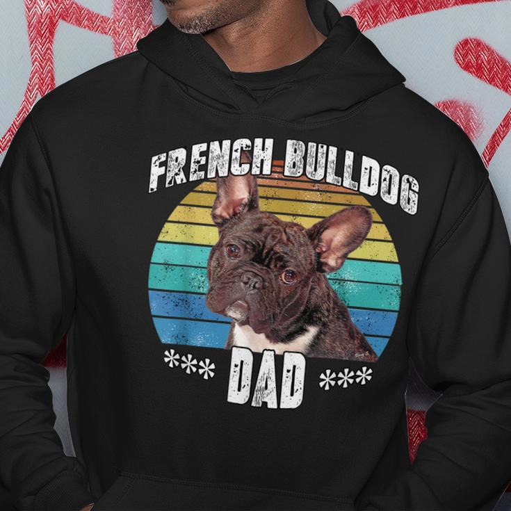 French Bulldog Frenchie Brindle Dad Daddy Fathers Day Gift Hoodie Unique Gifts