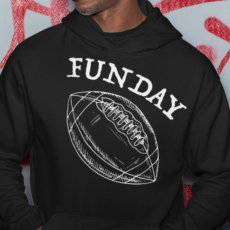 Funday American Football Dad Fathers Day Son Daddy Matching Hoodie Unique Gifts