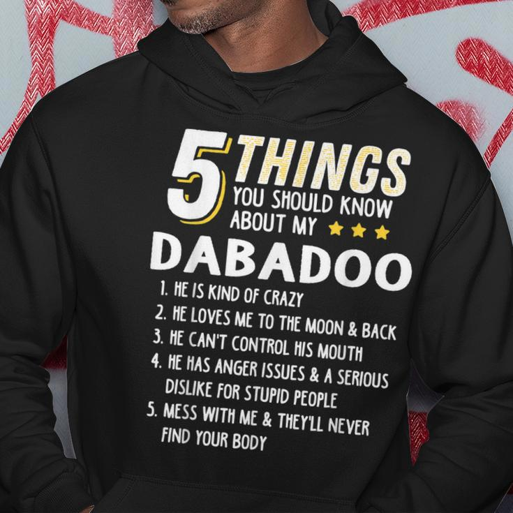Funny 5 Things Grandpa Dabadoo Crazy Gift Idea Hoodie Unique Gifts