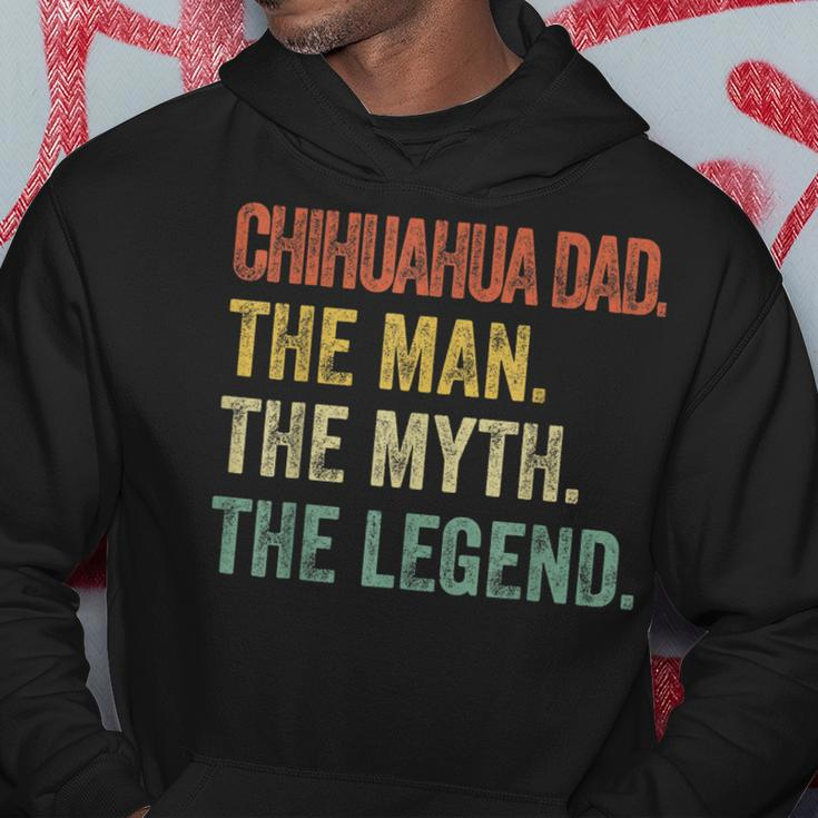 Funny Chihuahua Dad The Man Myth Legend Retro Gift For Mens Hoodie Funny Gifts