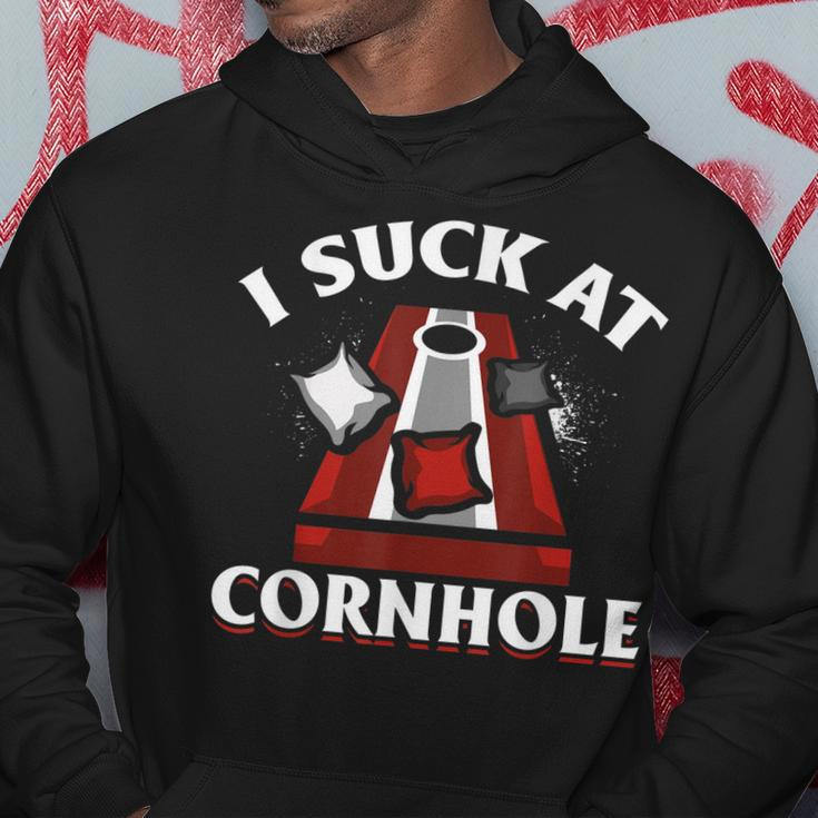 Funny Cornhole - I Suck At Cornhole Hoodie Unique Gifts